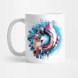 World City Circle Of Life Optimistic Fun Abstract Mug